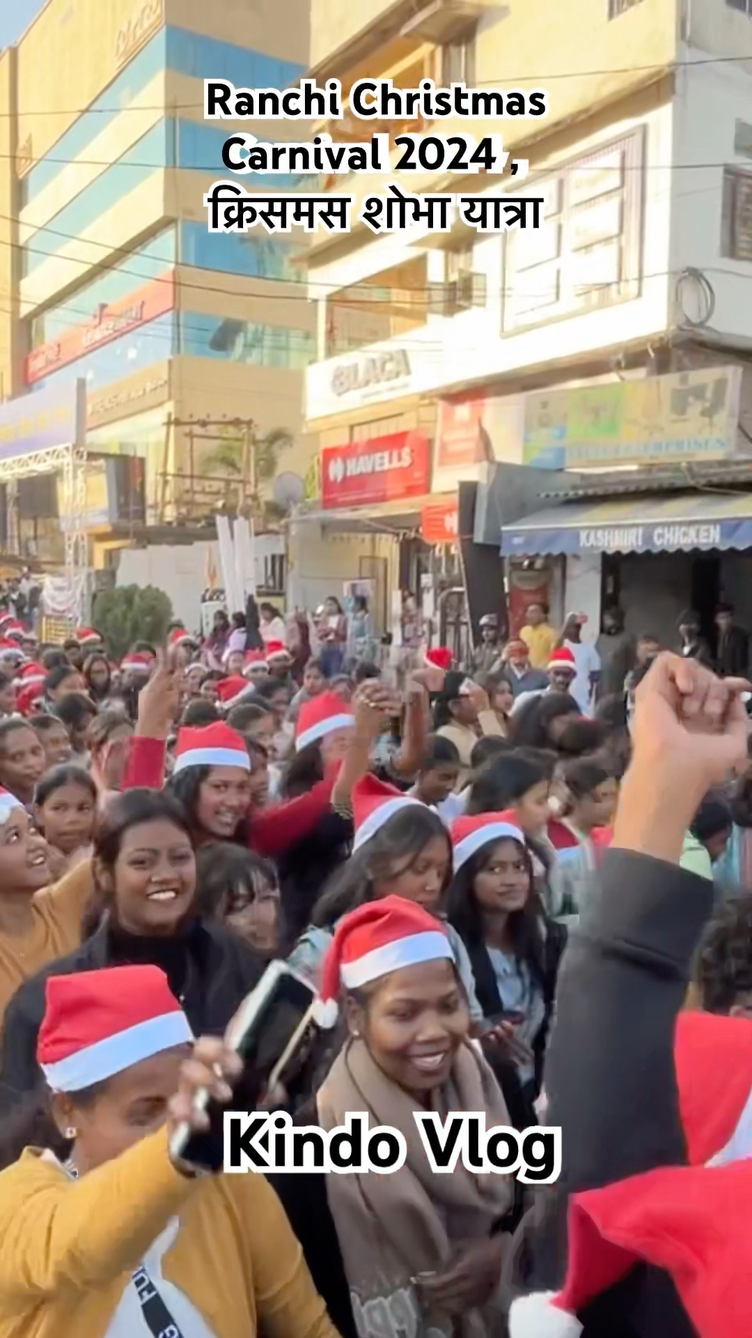 Ranchi Christmas Carnival 2024 , क्रिसमस शोभा यात्रा/video87